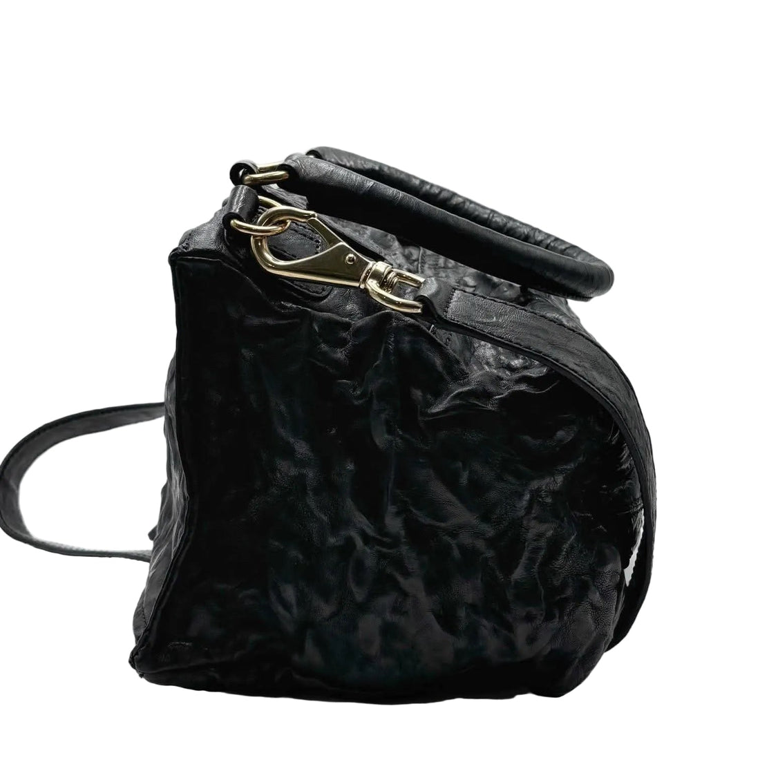 Givenchy Black Wrinkled Sheepskin Leather Medium Pandora Bag (Pre-owned) RH4B92Y