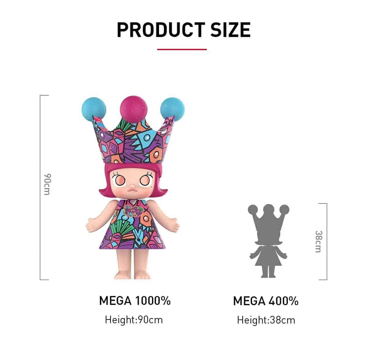 Pop Mart Mega Royal Molly Han Meilin 4 1000%