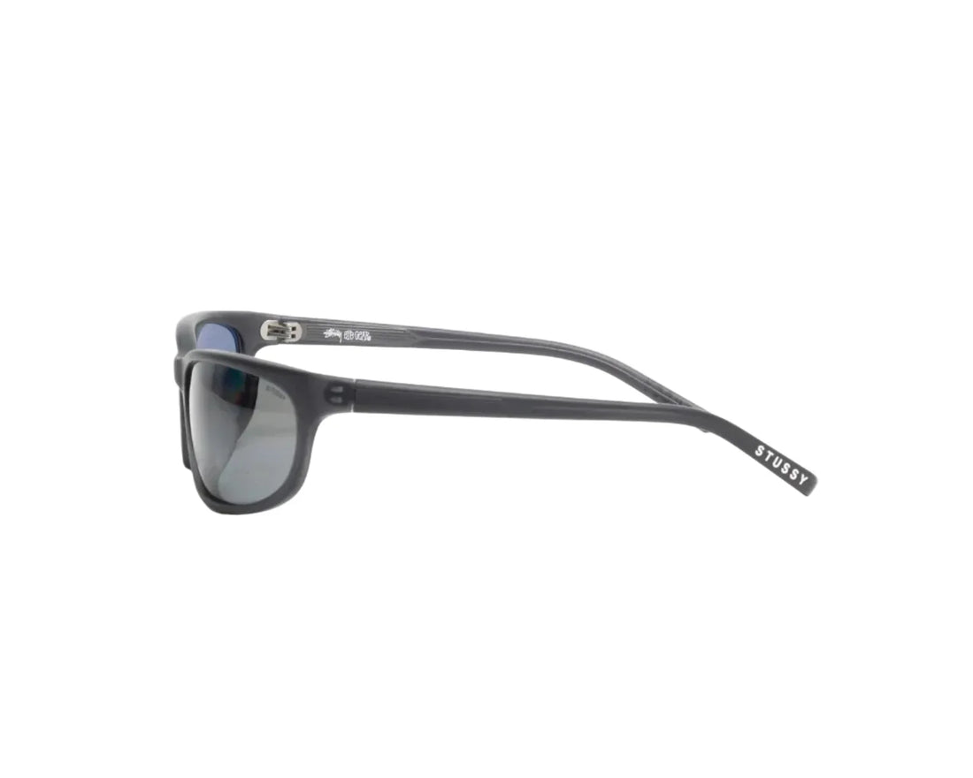 Stussy Julian Sunglasses Frost Black/Polarized Black