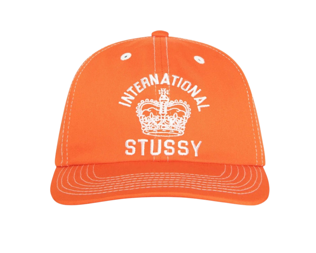 Stussy MD INT. Crown Strapback Cap Coral