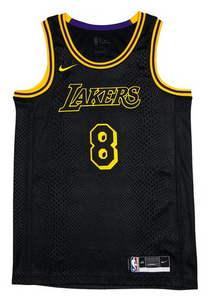 Nike Los Angeles Lakers Kobe Bryant Black Mamba City Edition Swingman JerseyBlack/Gold