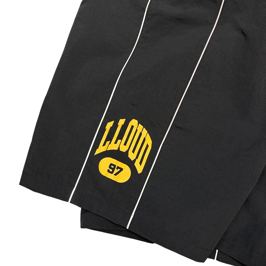 LLOUDGYM Track Long Shorts Black