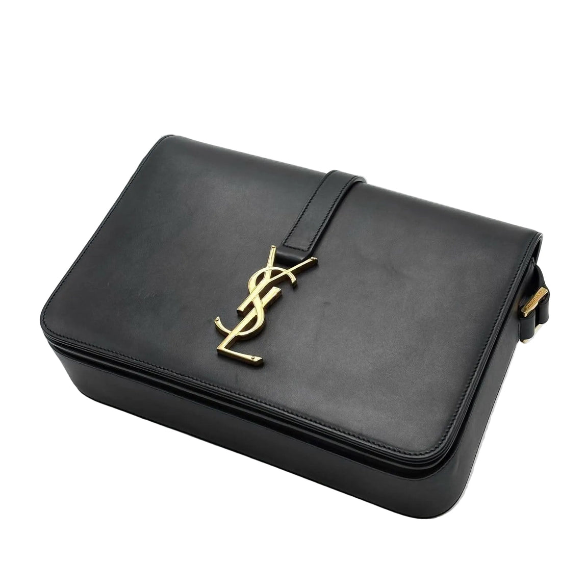 Saint Laurent Medium Leather Monogram Universite Bag Crossbody Bag (Pre-owned) JBGR8VC