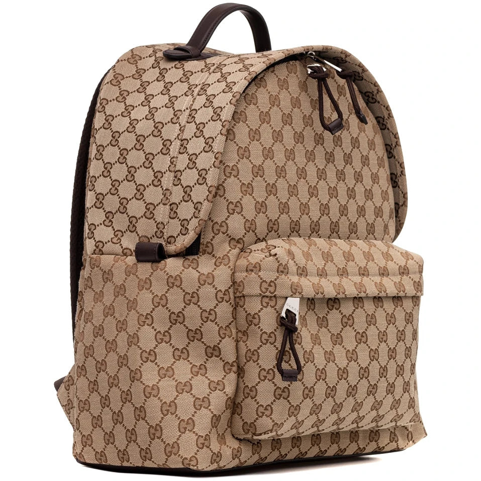 Gucci GG Monogram Medium Backpack Brown (Brandnew)