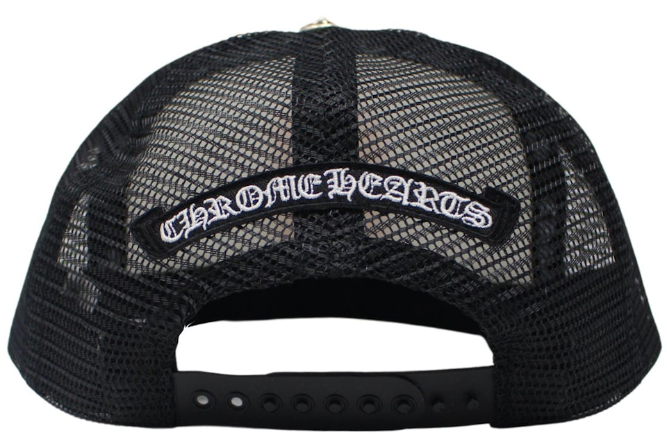 Chrome Hearts Eyechart Trucker Hat Black/White/Red