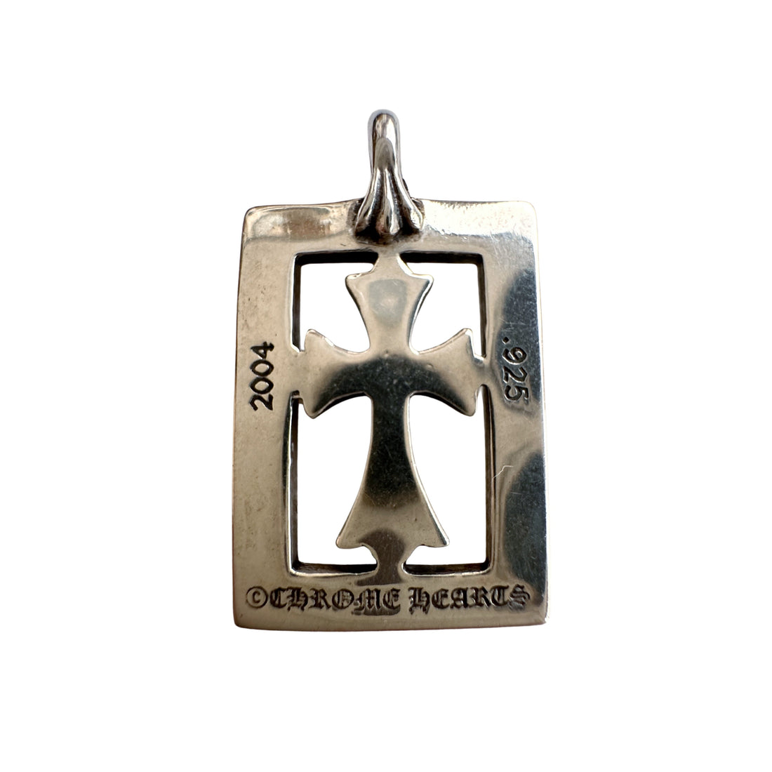 Chrome Hearts Framed Open CH Baby Fat Charm