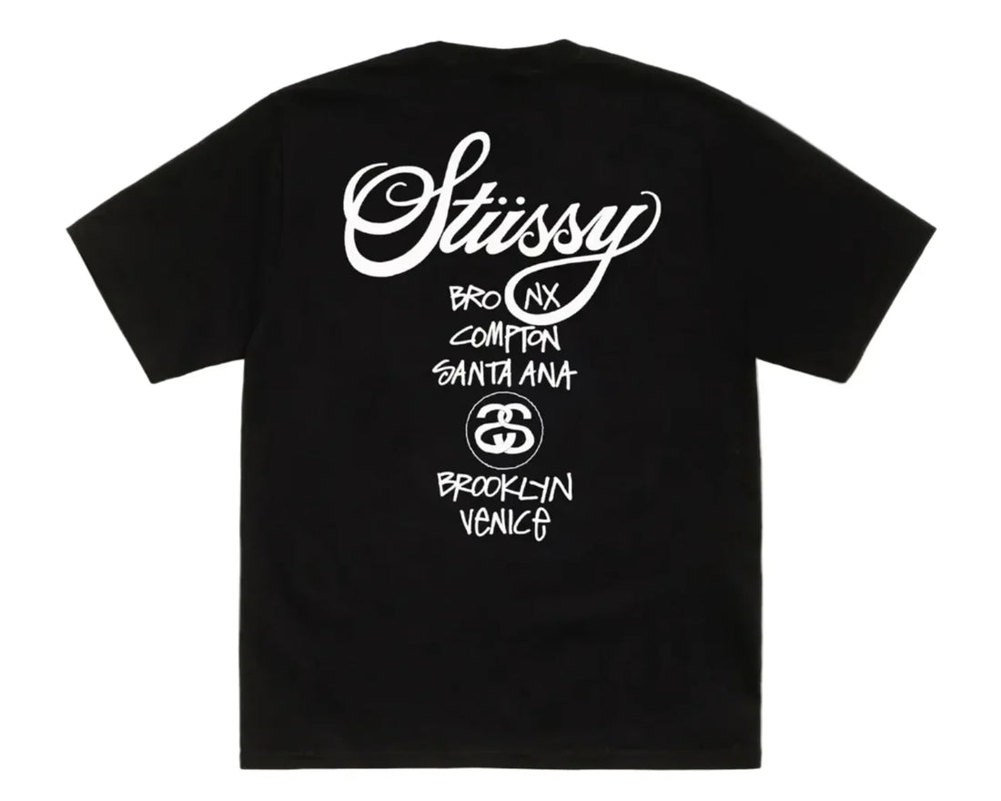 Stussy Global Cities World Tour Tee Black (2010-2019)