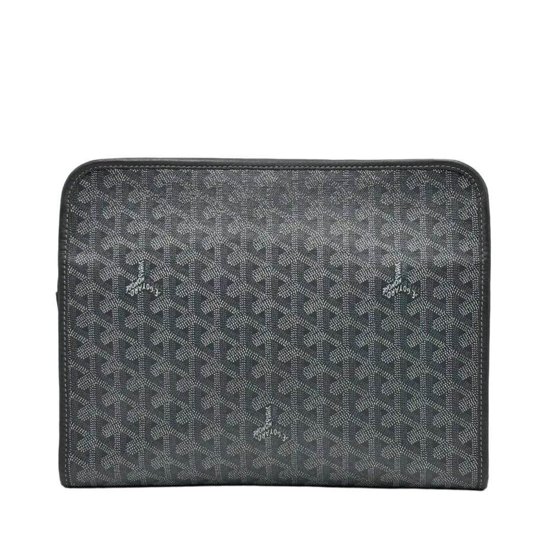 Goyard Goyardine Jouvence MM Toiletry Pouch Grey (Pre-owned) 97CM8XR