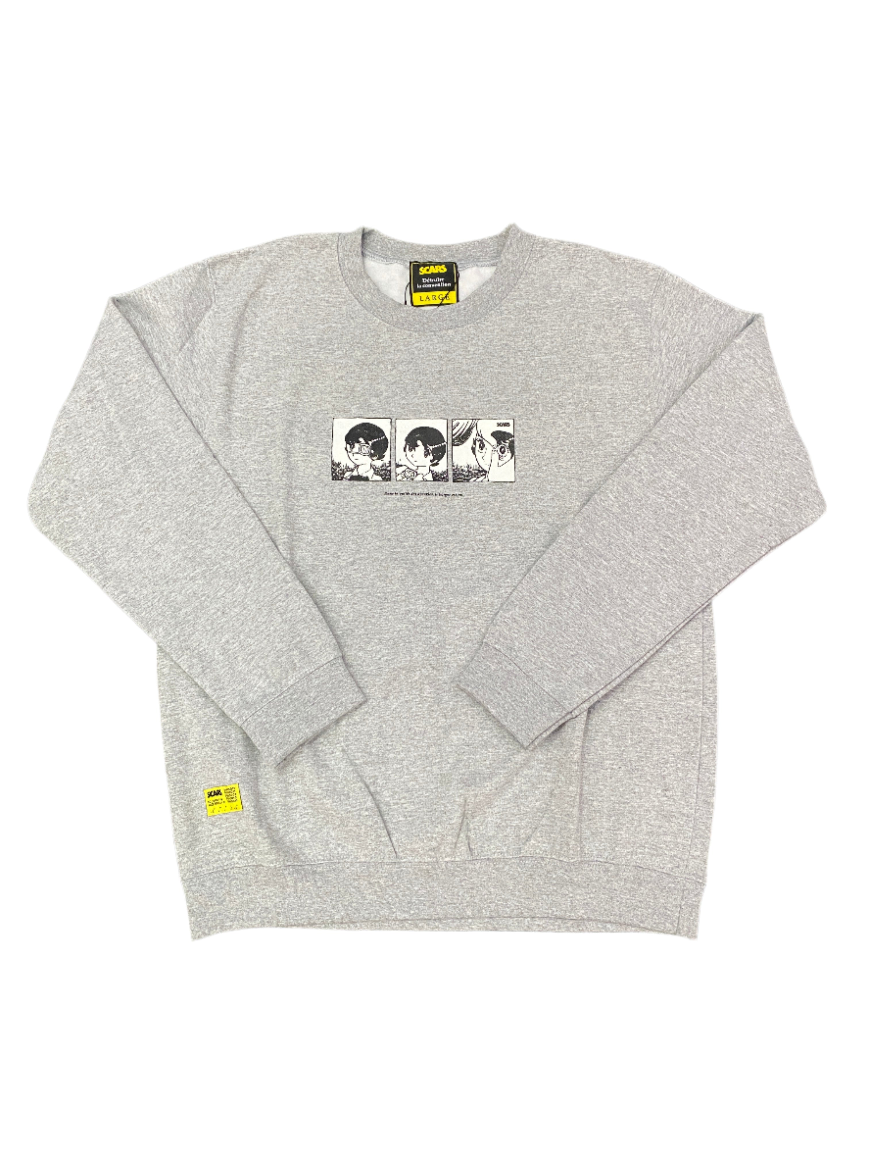 SCARS Crewneck Graphic Grey