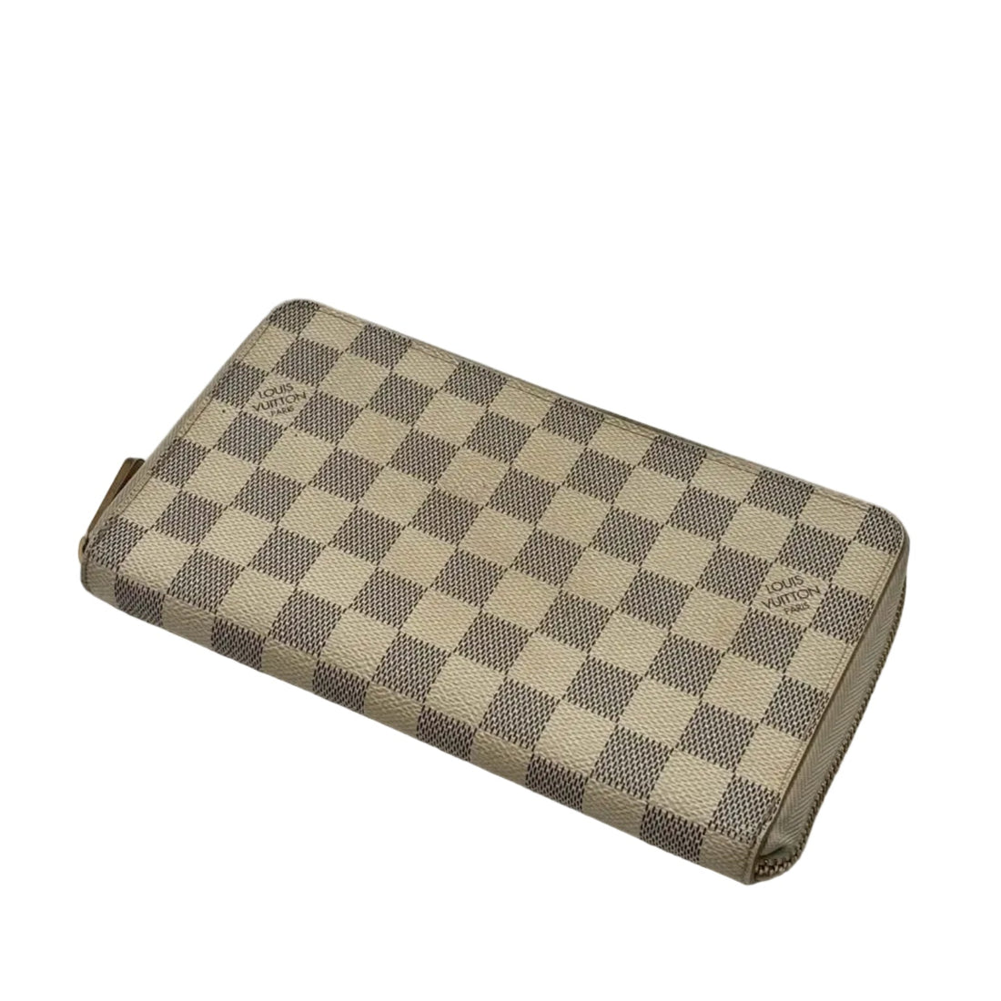 Louis Vuitton Damier Azur Canvas Zippy Organizer Wallet (Pre-owned)
