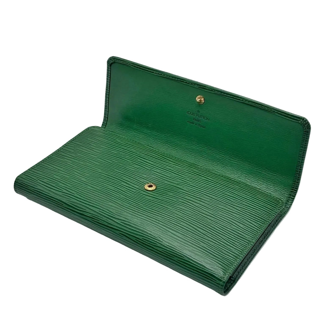 Louis Vuitton Sarah Wallet in Green Epi Leather (Like new)