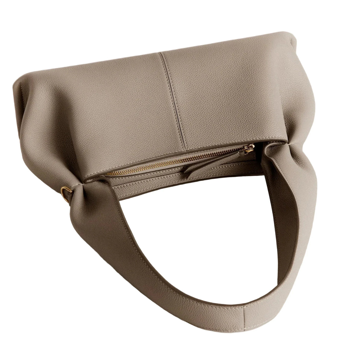Polène Numéro Neuf East West Edition Textured Taupe