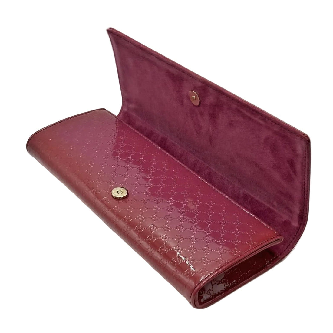 Gucci Micro-Guccissima Patent Leather Broadway Clutch Bag (Pre-owned)