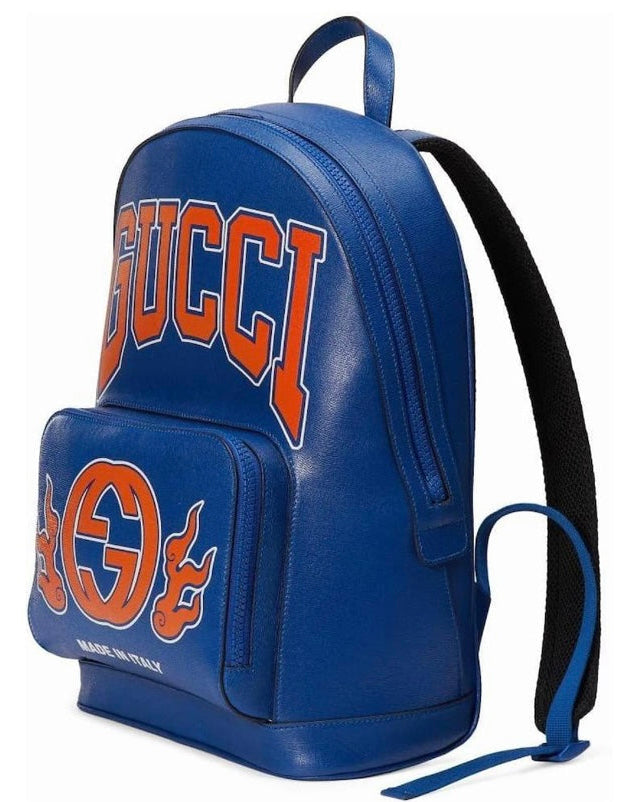 Gucci Leather Backpack Blue