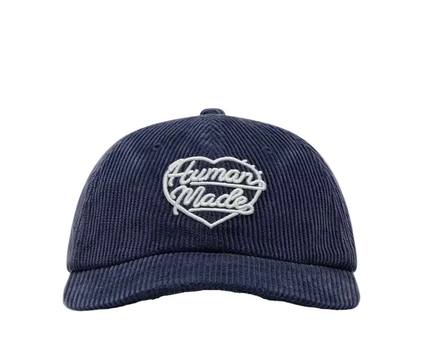 Human Made 6 Panel Corduroy Cap Navy