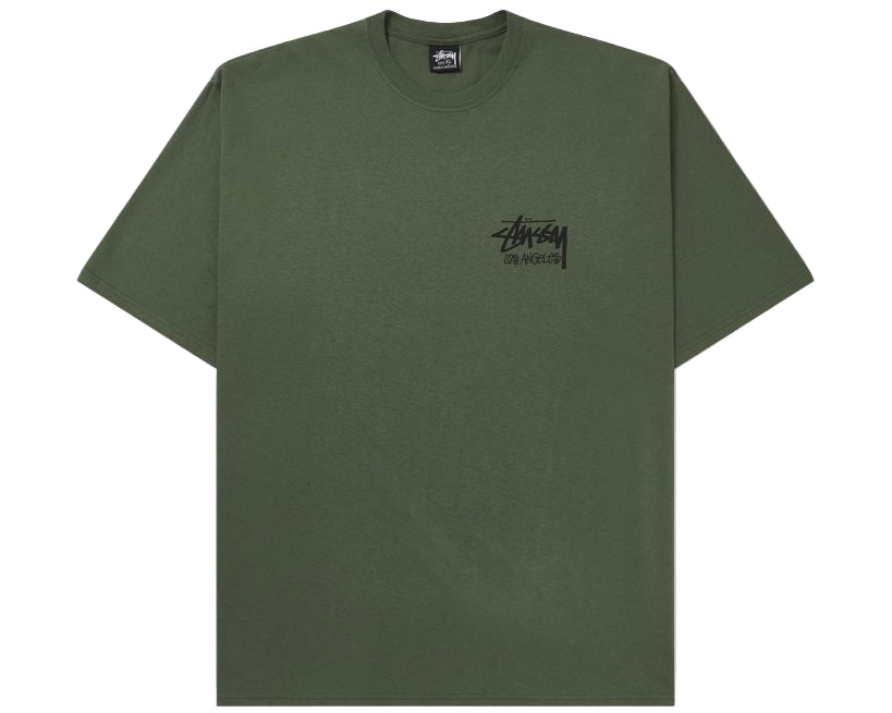 Stussy Stock Los Angeles Olive Tee