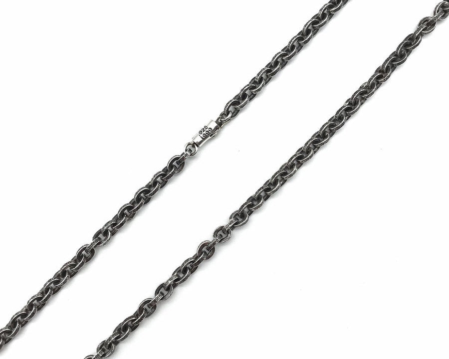 Chrome Hearts  Silver Paperchain Necklace 18”