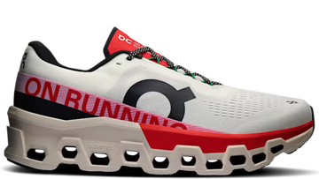 On Running Cloudmonster 2 Ivory Silver Red