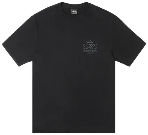Stussy Beach House Tee Pigment Dyed 'Black'