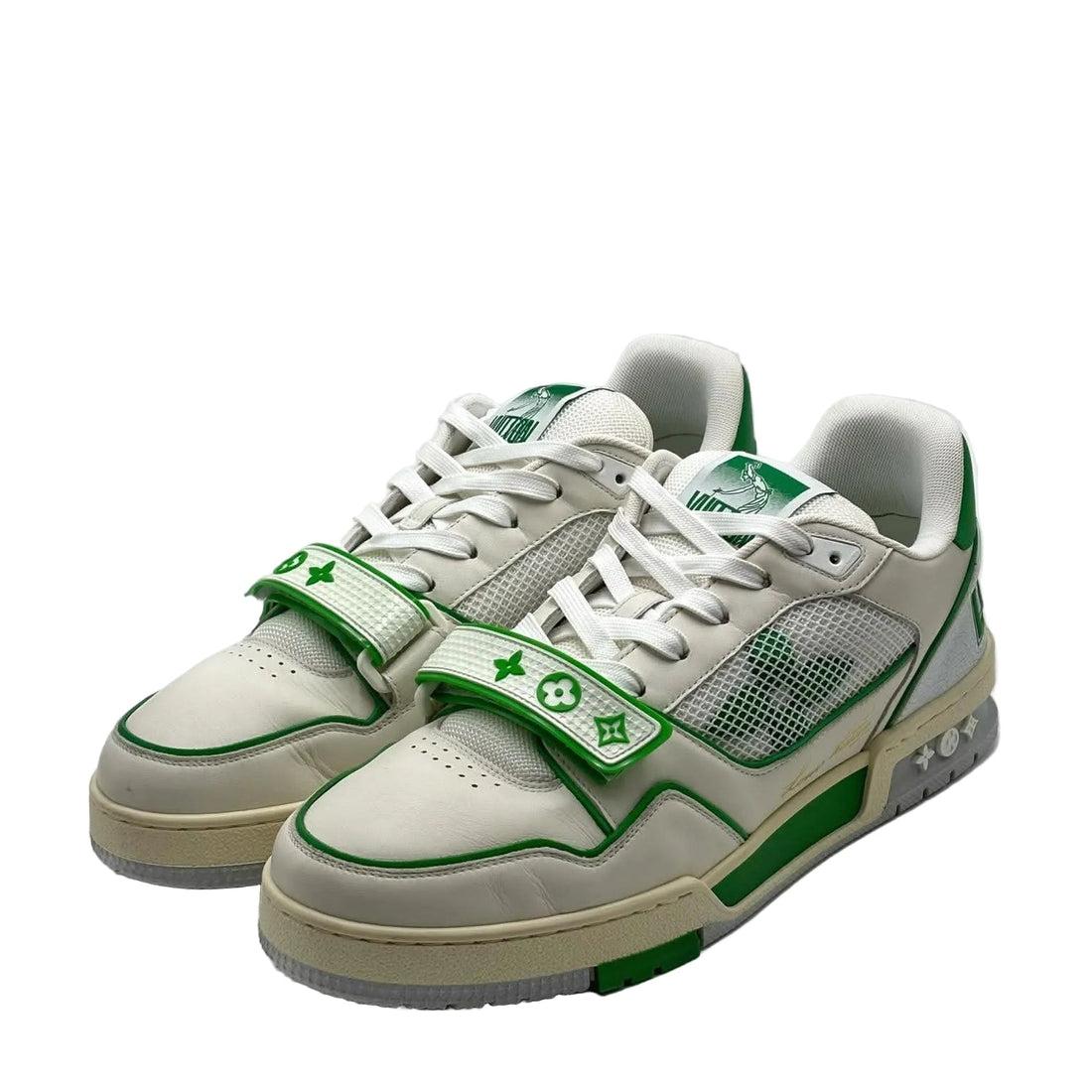 Louis Vuitton Trainer Green Mesh (9/10 condition)