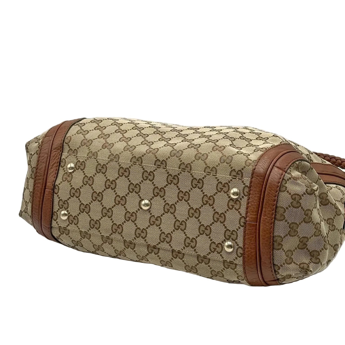 Gucci Beige/Brown GG Canvas Medium Bella Hobo Bag (Pre-owned) 48JHQKJ