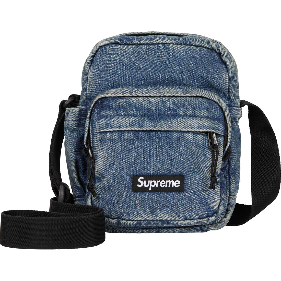Supreme Denim Shoulder Bag Washed Indigo