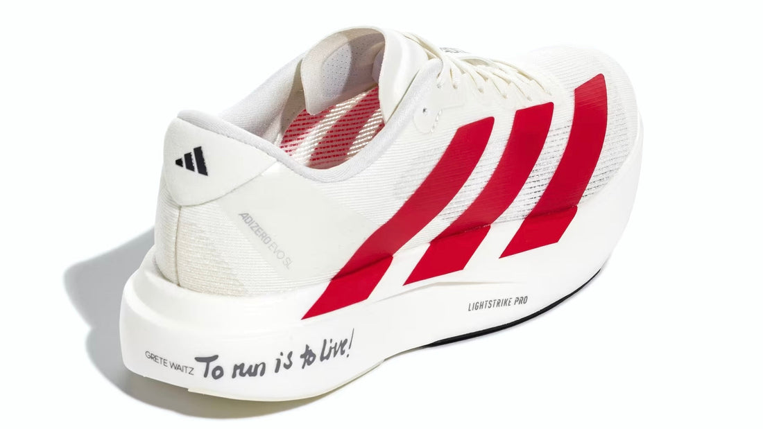 adidas Adizero EVO SL Off White Better Scarlet (Women’s)