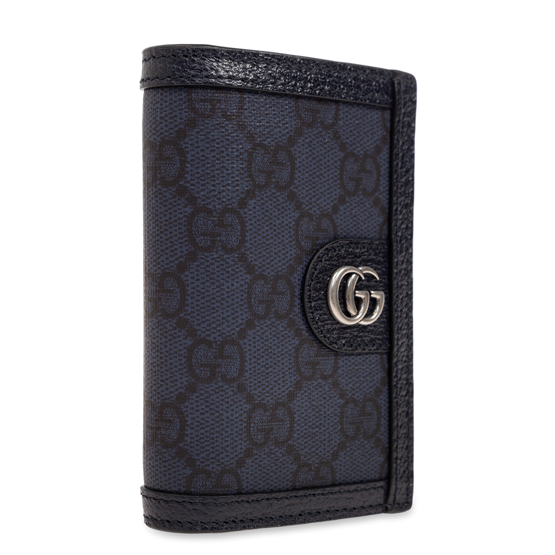Gucci Navy Blue Folding Card Case (Brandnew)