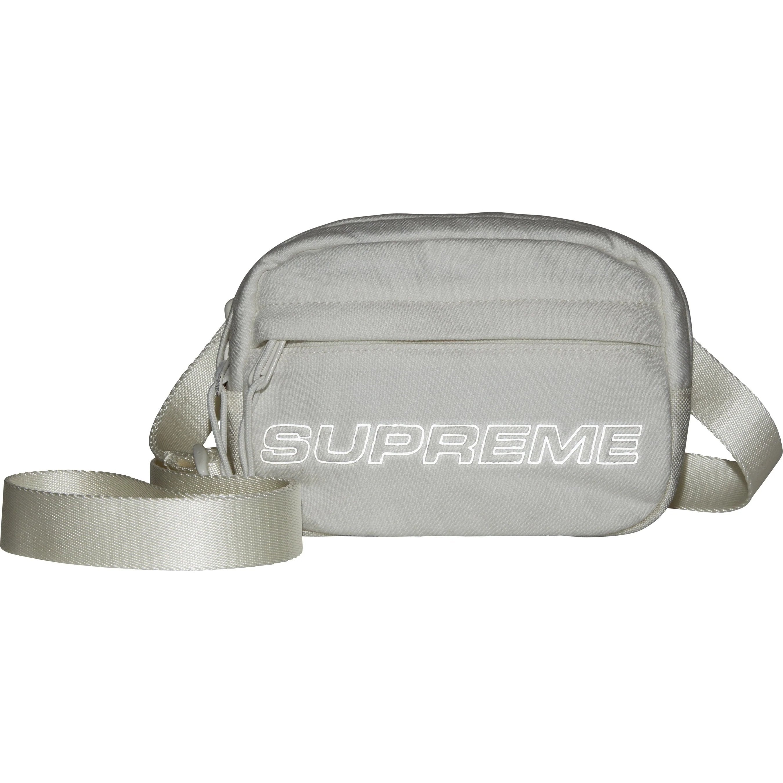 Supreme Denim Mini Shoulder Bag White