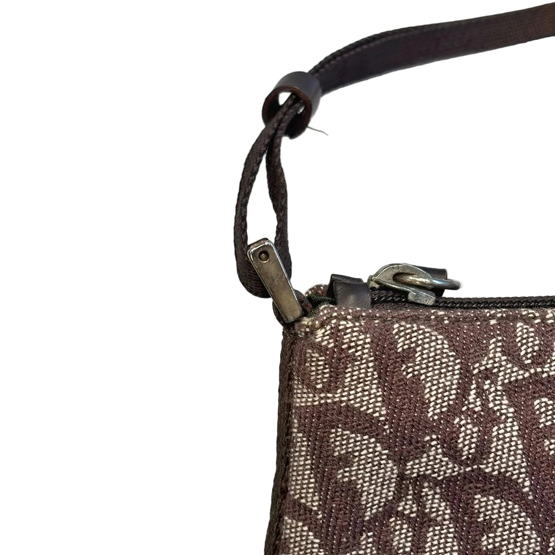 Dior Vintage handbag in brown and beige monogram canvas Oblique (Pre-owned)
