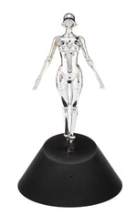 Load image into Gallery viewer, Hajime Sorayama Sexy Robot Floating Figure Silver
