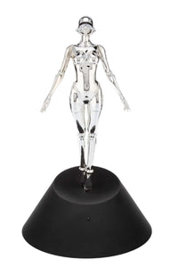 Hajime Sorayama Sexy Robot Floating Figure Silver