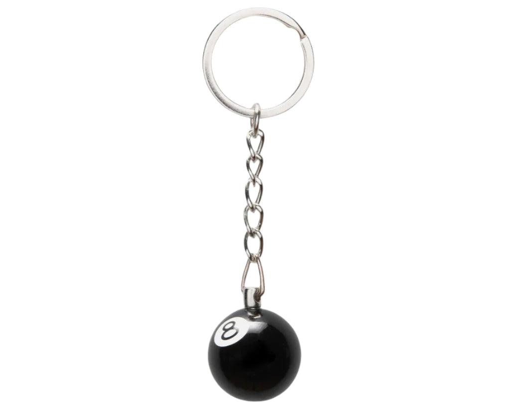 Stussy 8 Ball Keychain Black
