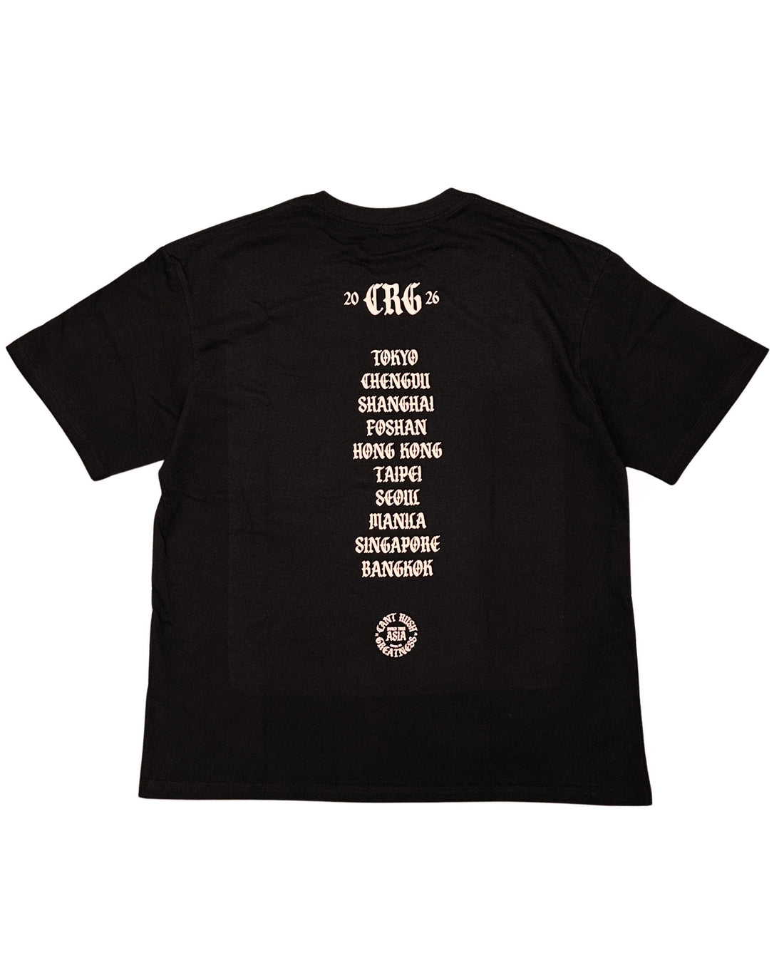 Central Cee World Tour 2026 ASIA Tee Black