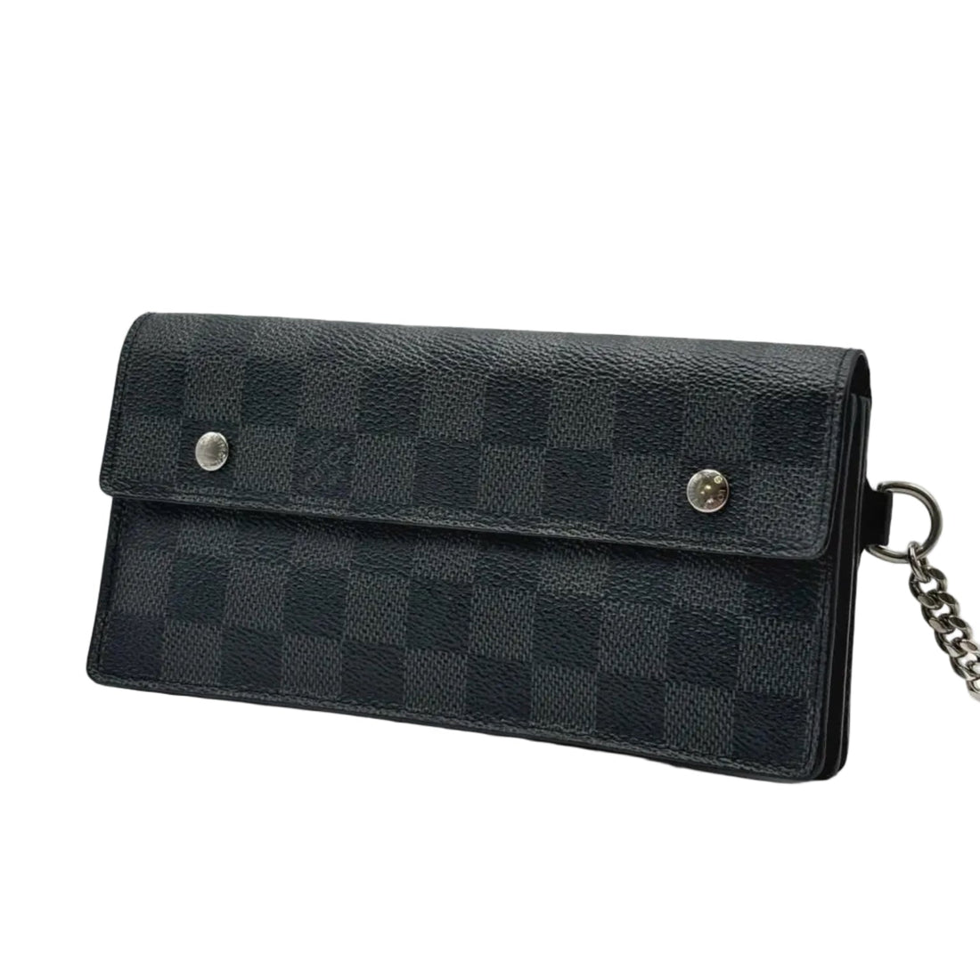 Louis Vuitton Damier Graphite Canvas Accordion Wallet (Like new) DTC8Y7Y
