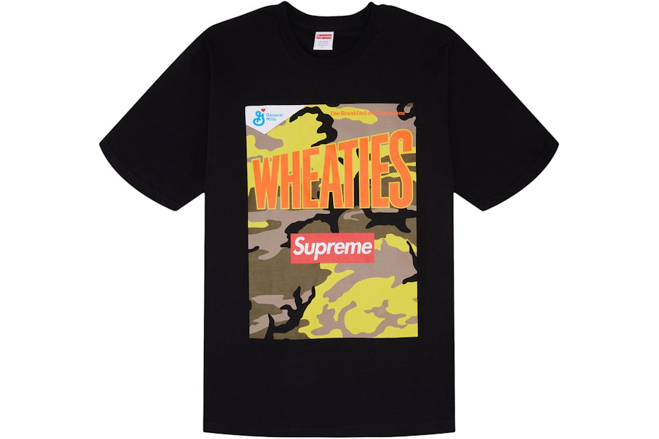 Supreme Wheaties Tee Black