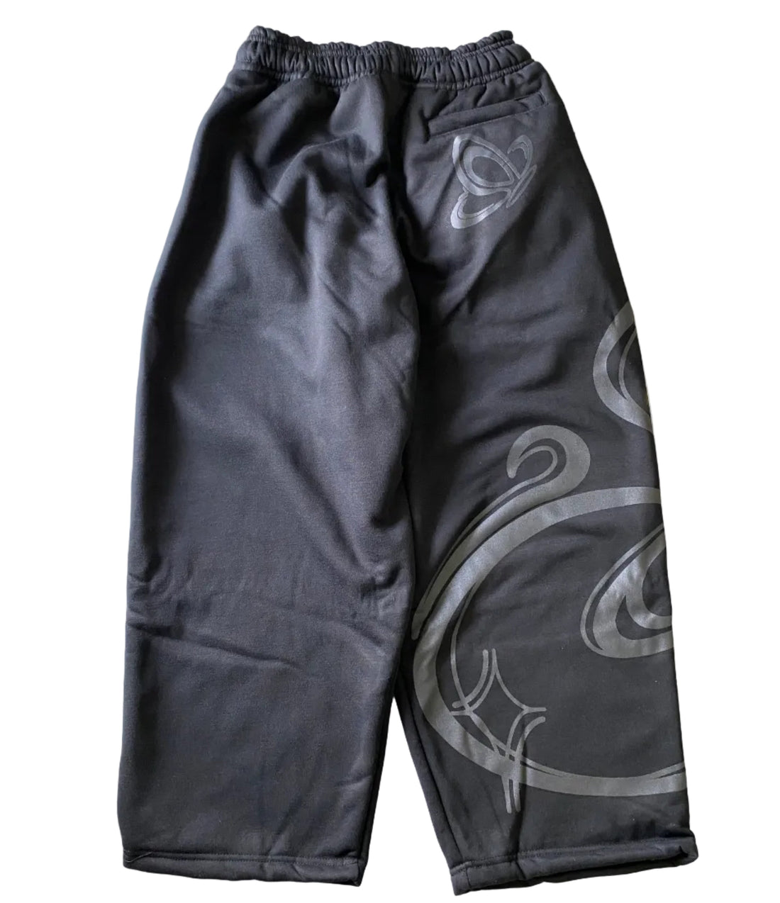 Sono Thrum Black Barrel Sweatpants