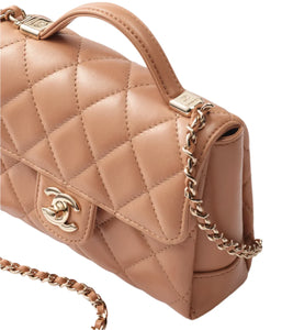 Chanel Mini Flap Bag With Top Handle