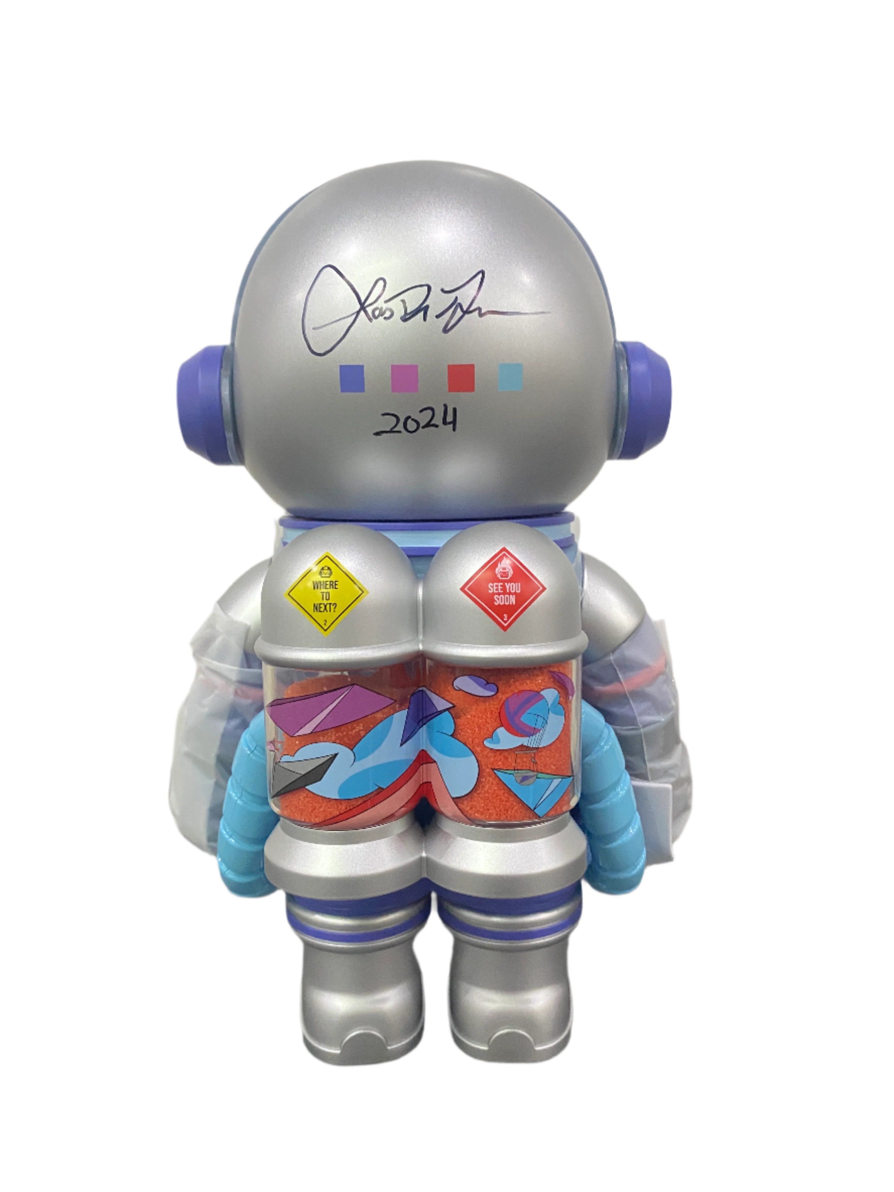 SIGNED Pop Mart MEGA SPACE MOLLY 400% Louis De Guzman