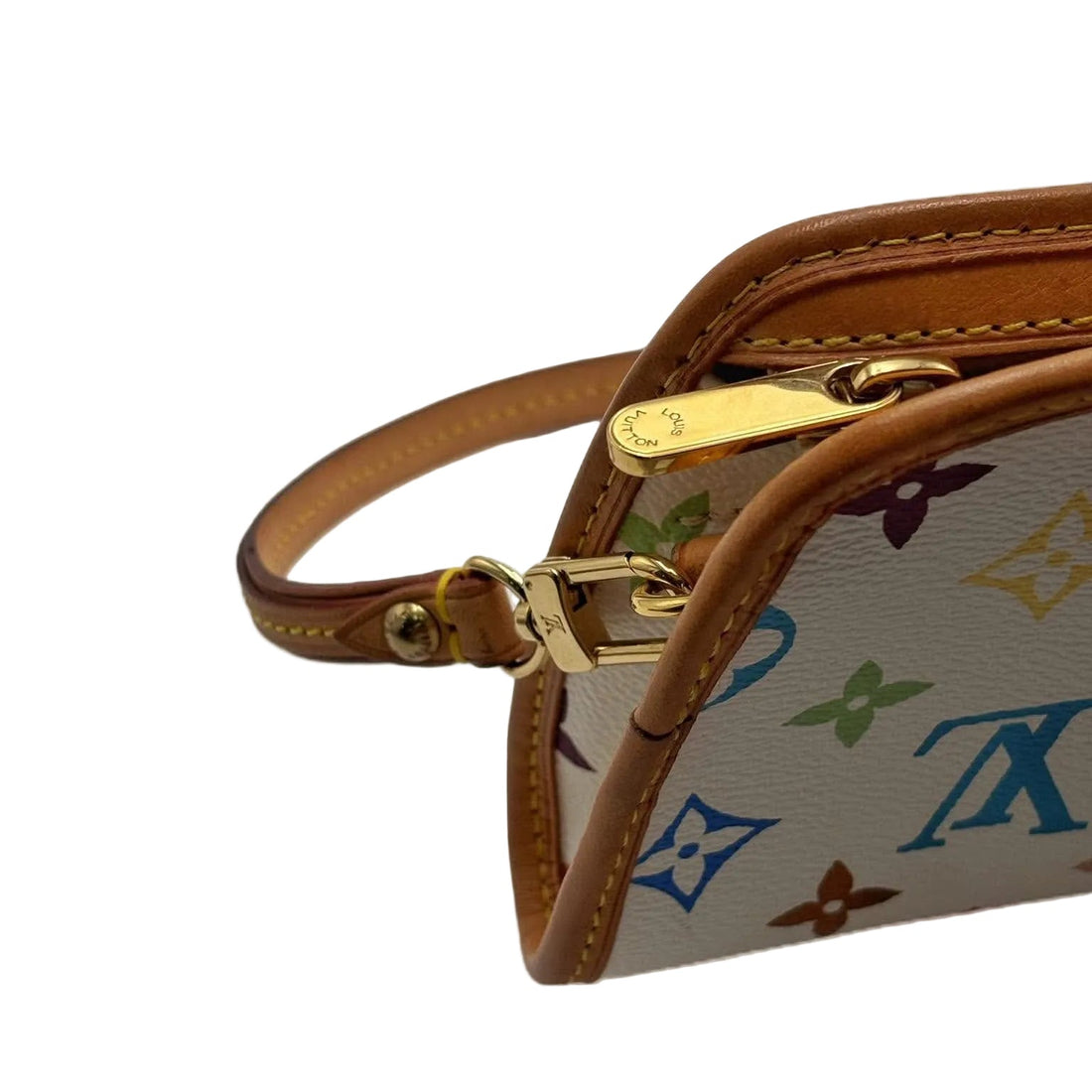 Louis Vuitton White Monogram "Murakami"  Multicolore Shirley Bag (Like new) Q9KD2C8