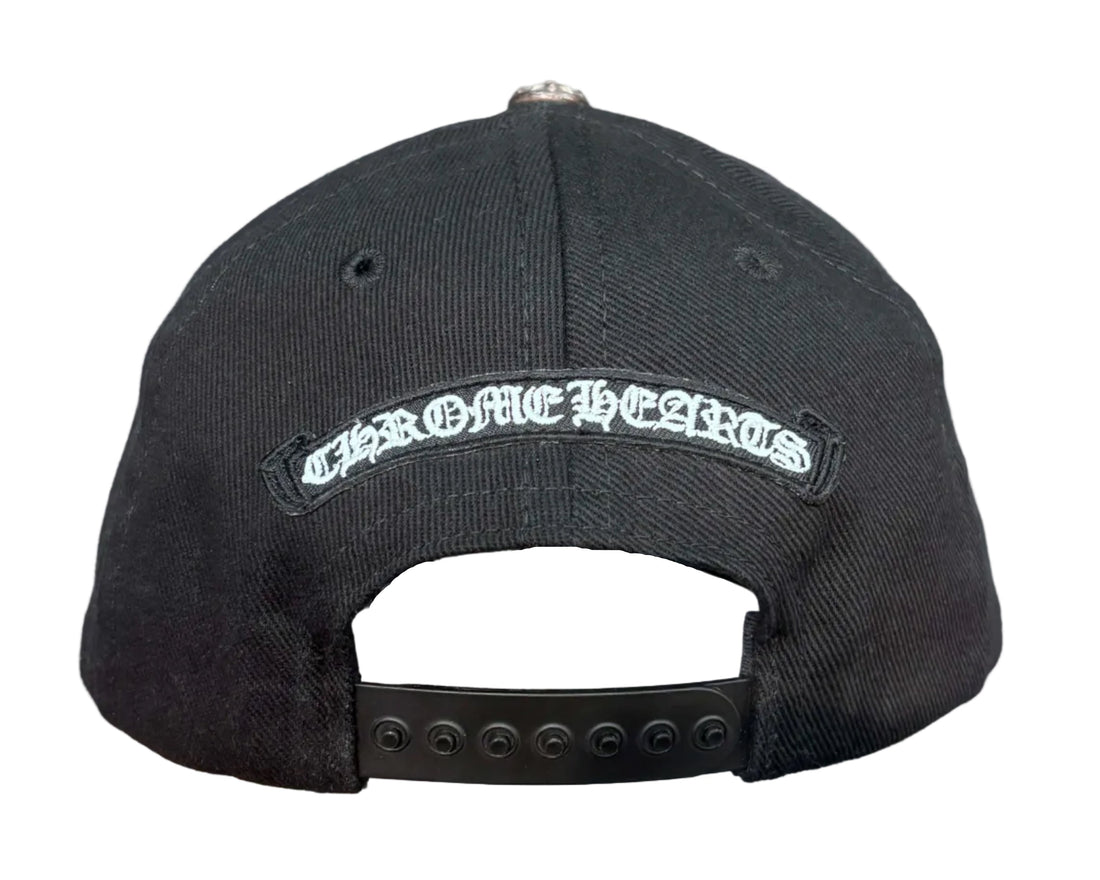 Chrome Hearts Dagger Denim Baseball Hat Black