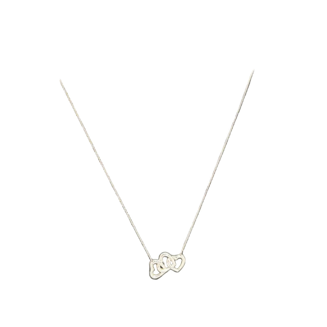 Tiffany & Co. Sterling Silver Triple Heart Necklace (Vintage)