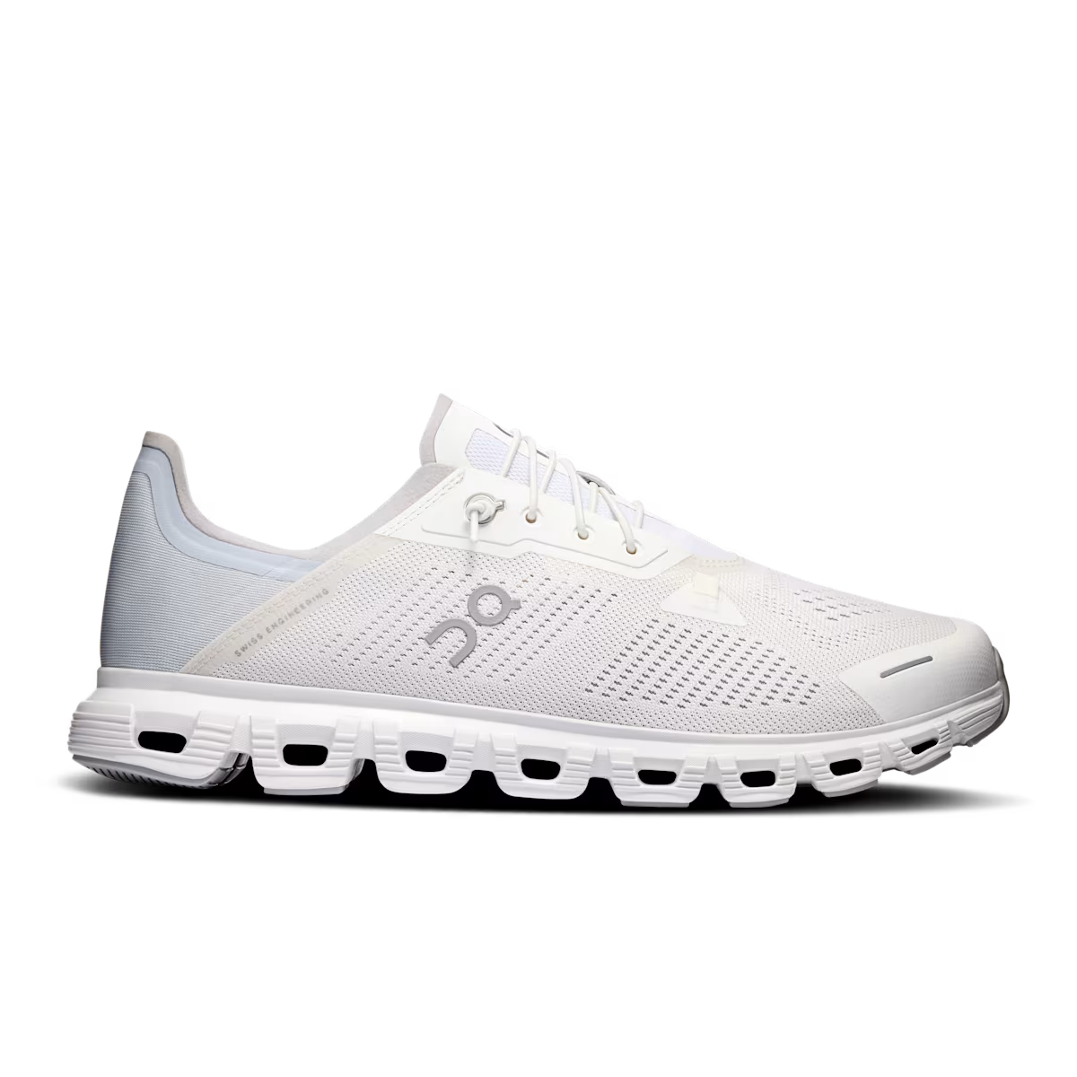On Women's Cloud 6 Shoes - Glacier / White