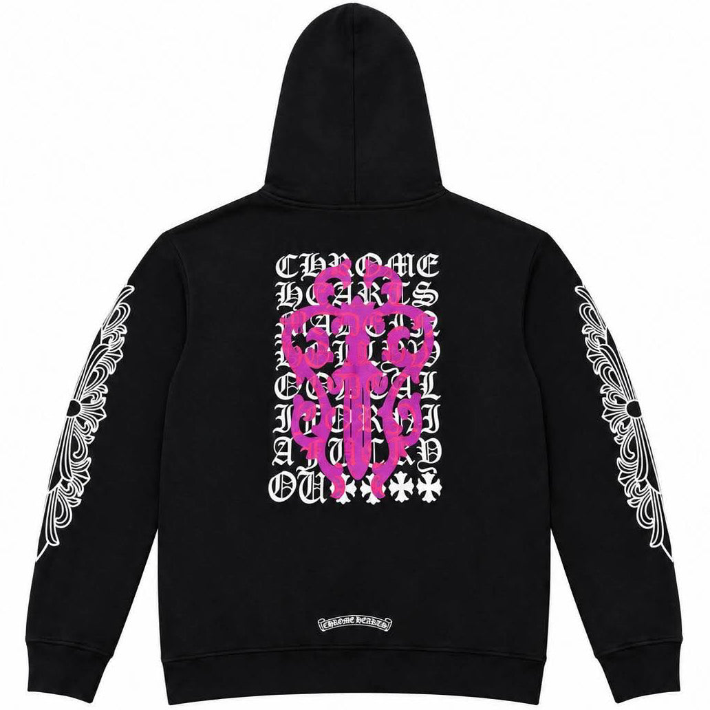 Chrome Hearts Dagger Eye Chart Pullover Hoodie