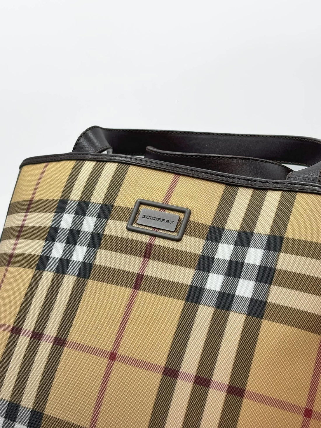 Burberry House Check Small Tote Archive Beige (Pre-owned)