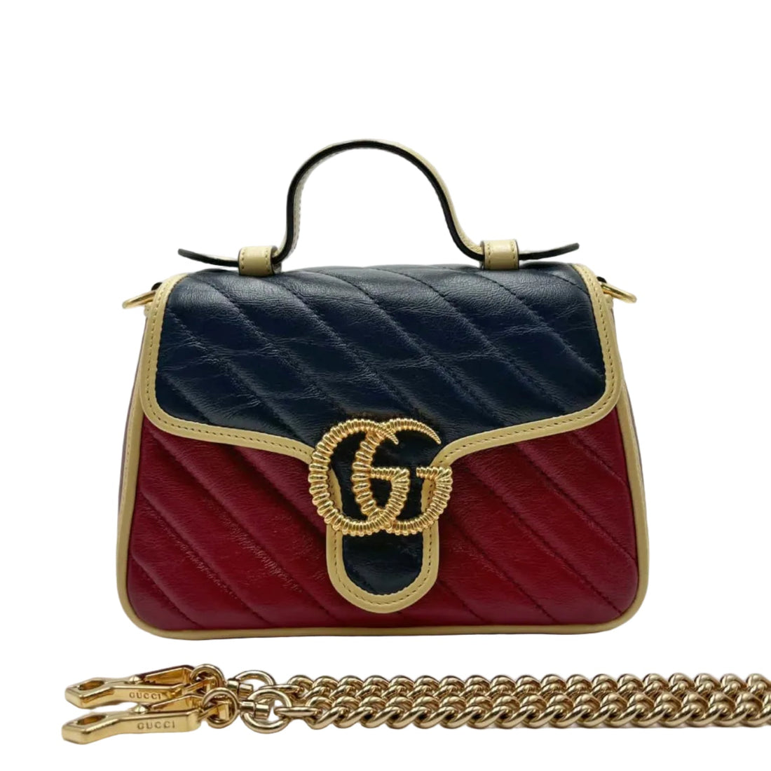Gucci GG Torchon Marmont Mini Top Handle (Like new) 38H63XM