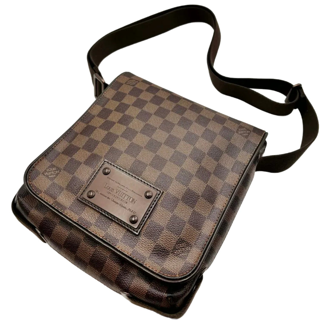 Louis Vuitton Damier Canvas Brooklyn PM Messenger Bag (Like new)