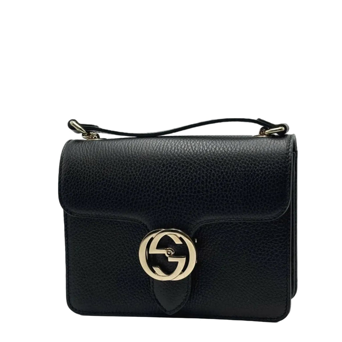 Gucci Small Dollar Calfskin Interlocking G Crossbody bag (Like new) C93TMBG