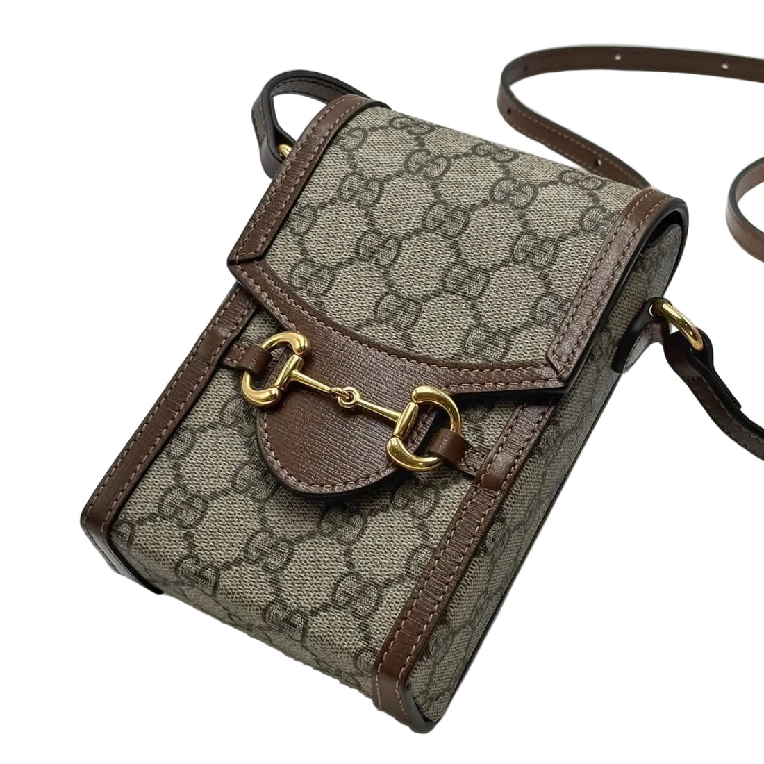 Gucci Horsebit 1955 Mini Bag GG Supreme Canvas (Like new) V3DVQXQ