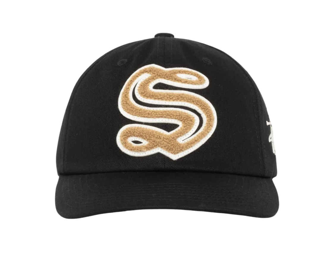 Stussy MD chenille S Cap Black